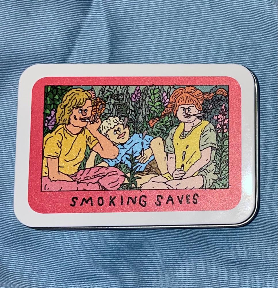 EZMONSTER's SMOKING SAVES Cigarette Case 4