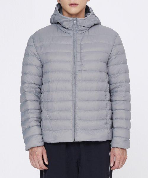 [구스 경량 다운] 라이트웨이트 구스 다운 자켓 [그레이]