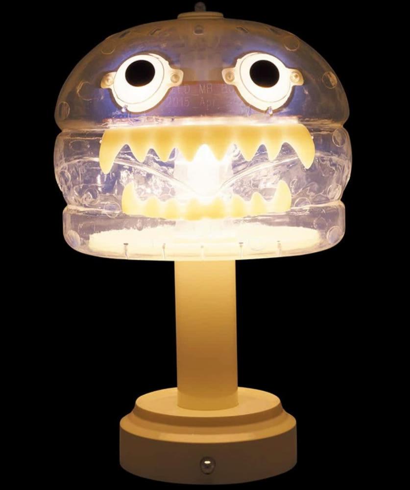 일본 언더커버 메디콤 토이 햄버거 램프 클리어 UNDERCOVER MEDICOM TOY HAMBURGER LAMP CLEAR