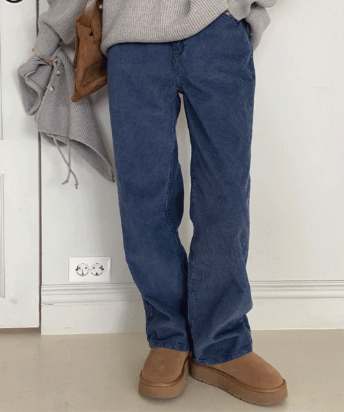 피그먼트코튜로이와이드팬츠 (3colors!)