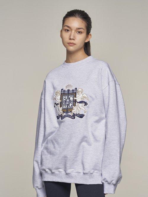CLUB EMBLEM SWEATSHIRT [MELANGE]
