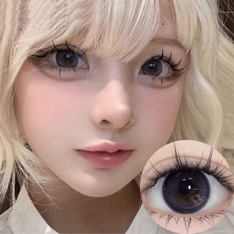 Grape Jam Purple Blue Contact Lenses(12 months wear)