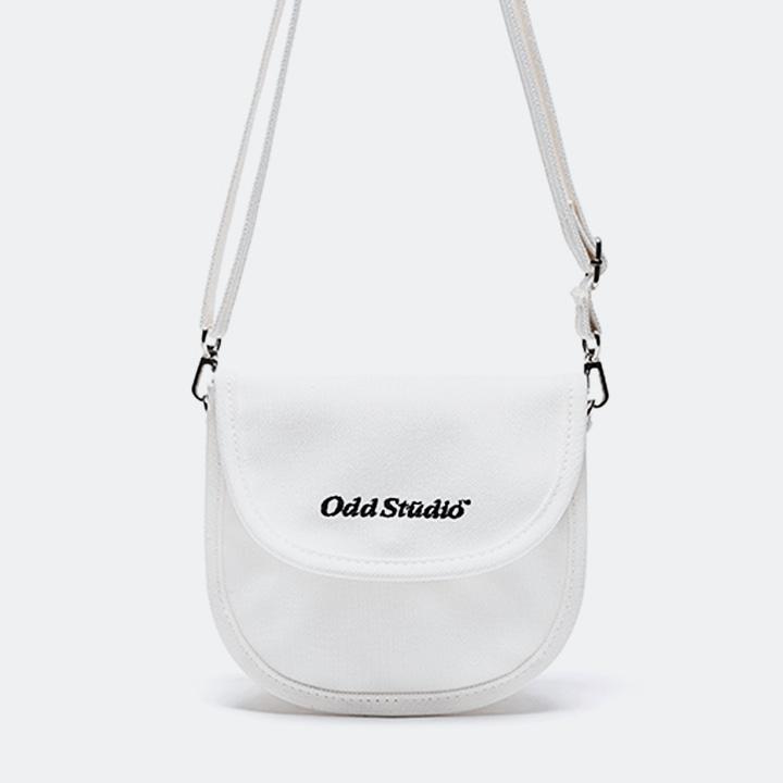오드스튜디오 미니 라운드 크로스백 - CREAM