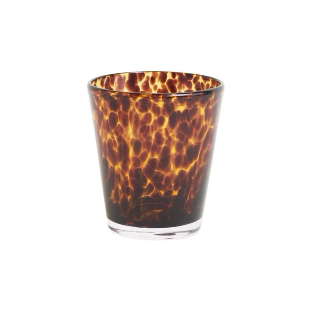 레트로 호피 유리컵 물잔 빈티지컵 빈티지 맥주잔