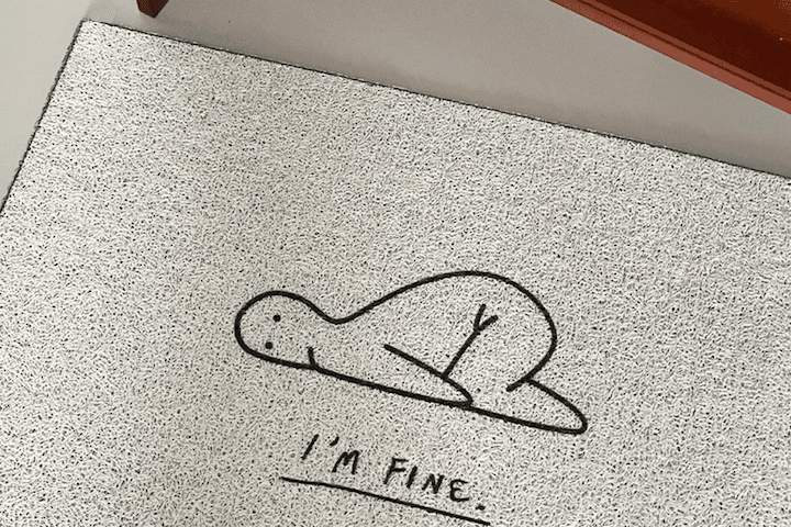 아엠파인 도어 발매트 현관 코일 매트