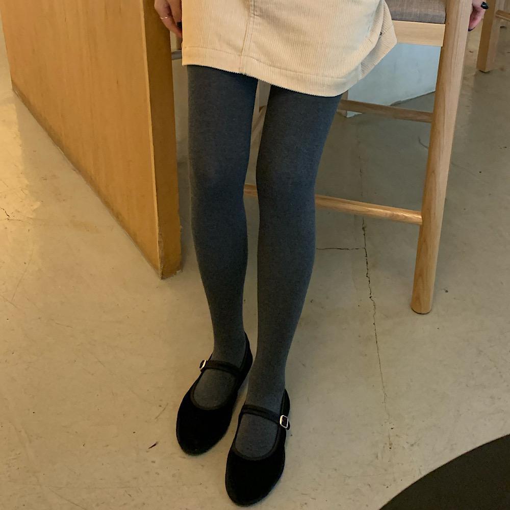 국내산 면 타이즈 골지 코튼 스타킹 유발 레깅스