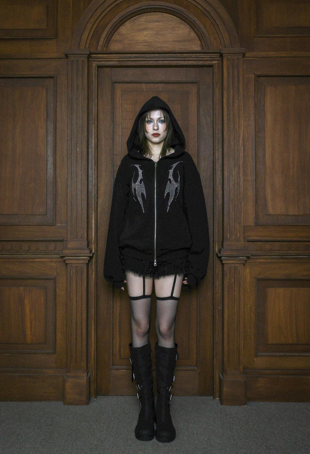 LISA hoodie 2 - black