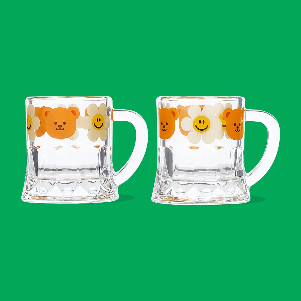 [위글위글] 손잡이 소주잔 술잔 2P SET