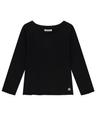 BACK CIRCLE CAPRI SLEEVES BLACK