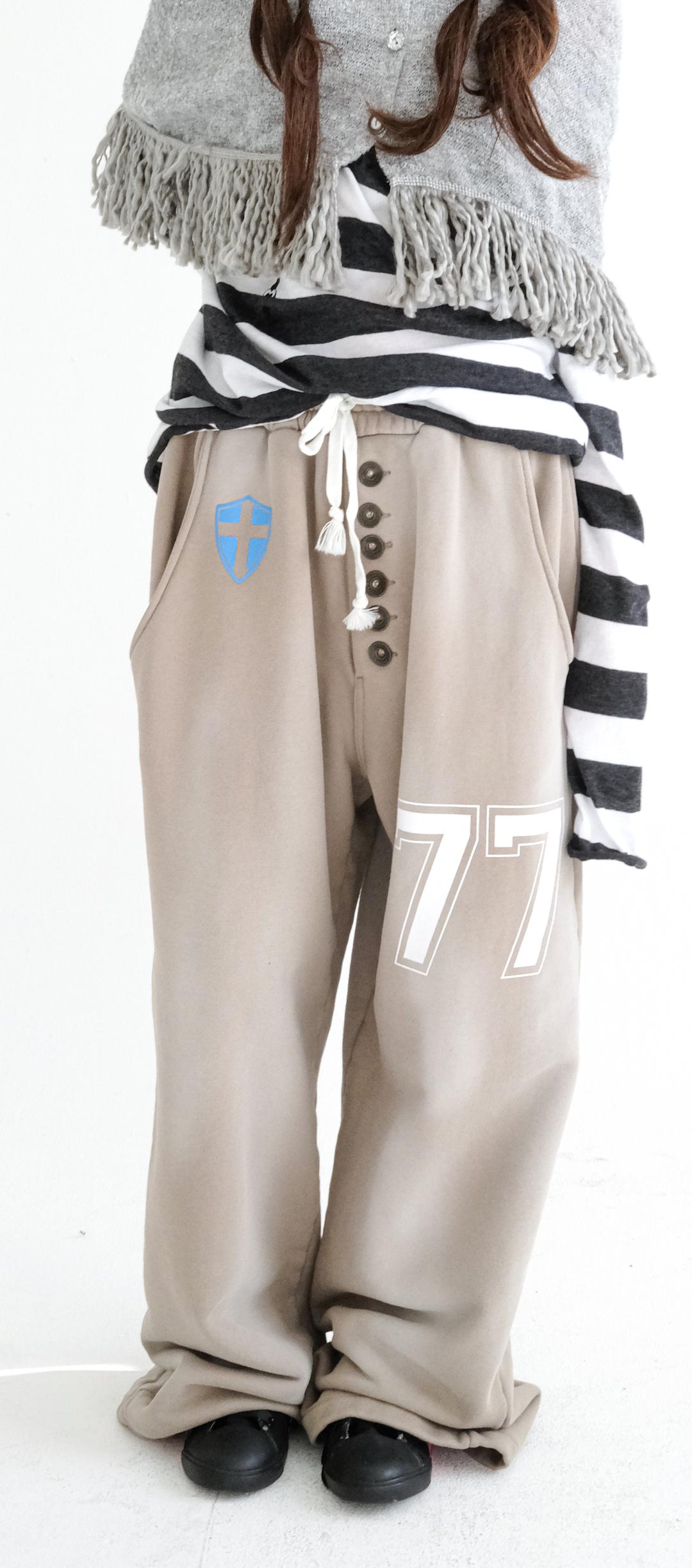 [fa.er.ie] button jersey sweatpants (cocoa)