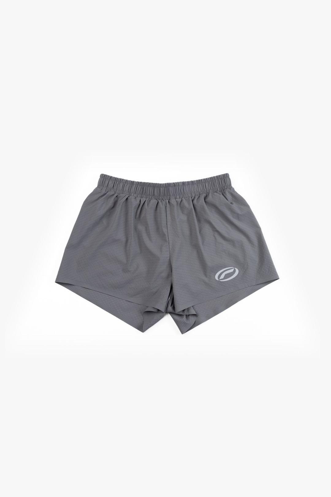 Perforated shorts grey