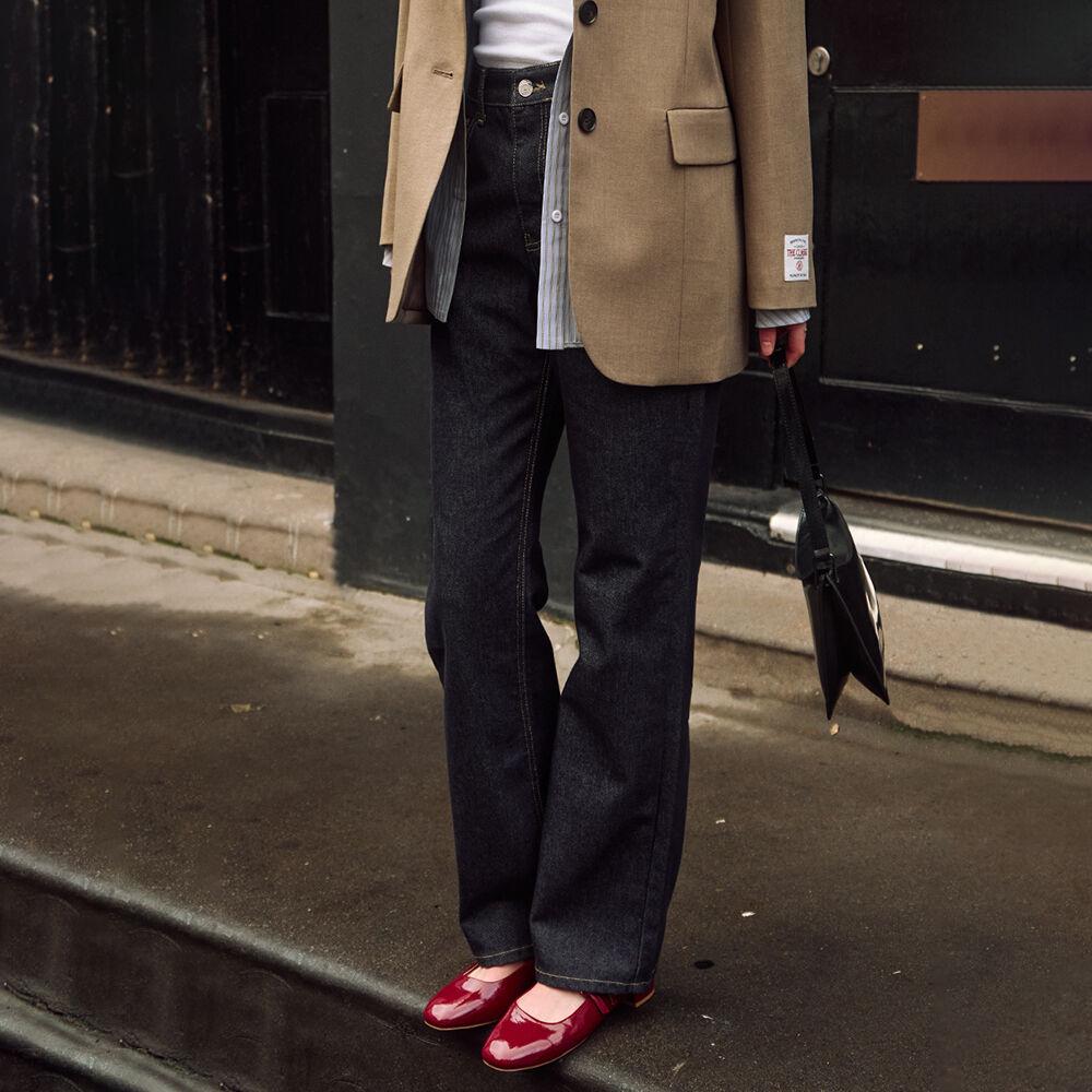 Non fade Straight Denim Pants