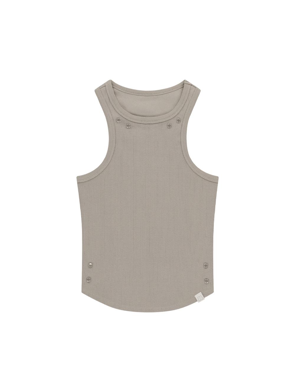 STUDDED TANK TOP [BEIGE]