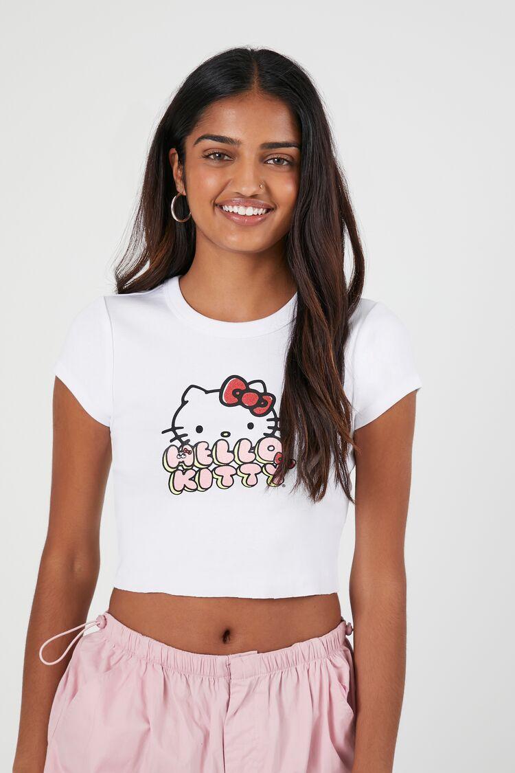 Hello Kitty Graphic Cropped Tee | Forever 21