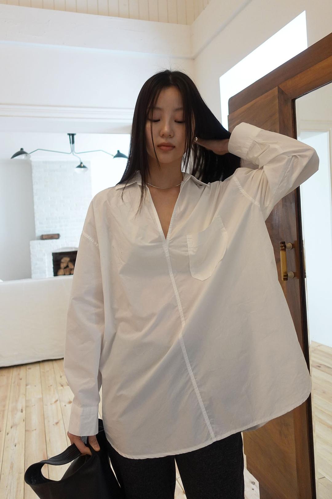 non button white shirts