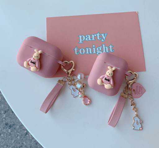 토끼케이스+토끼키링+에어팟케이스/에어팟프로케이스/3세대