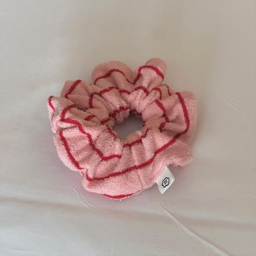 레드핑크 테리 곱창밴드