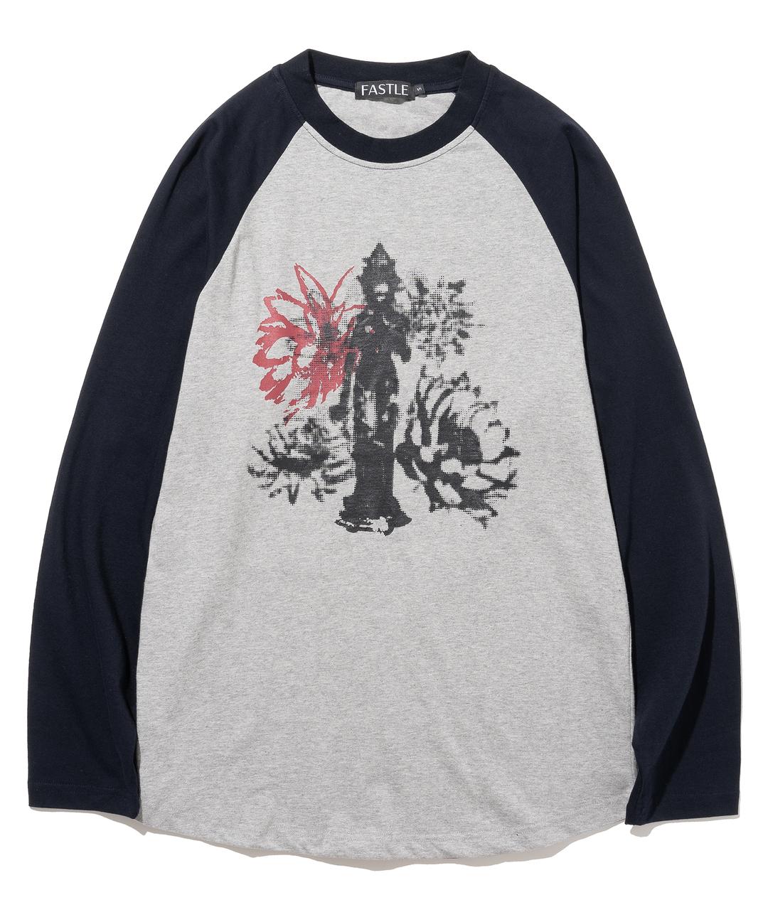 Amita Raglan Long Sleeves Grey