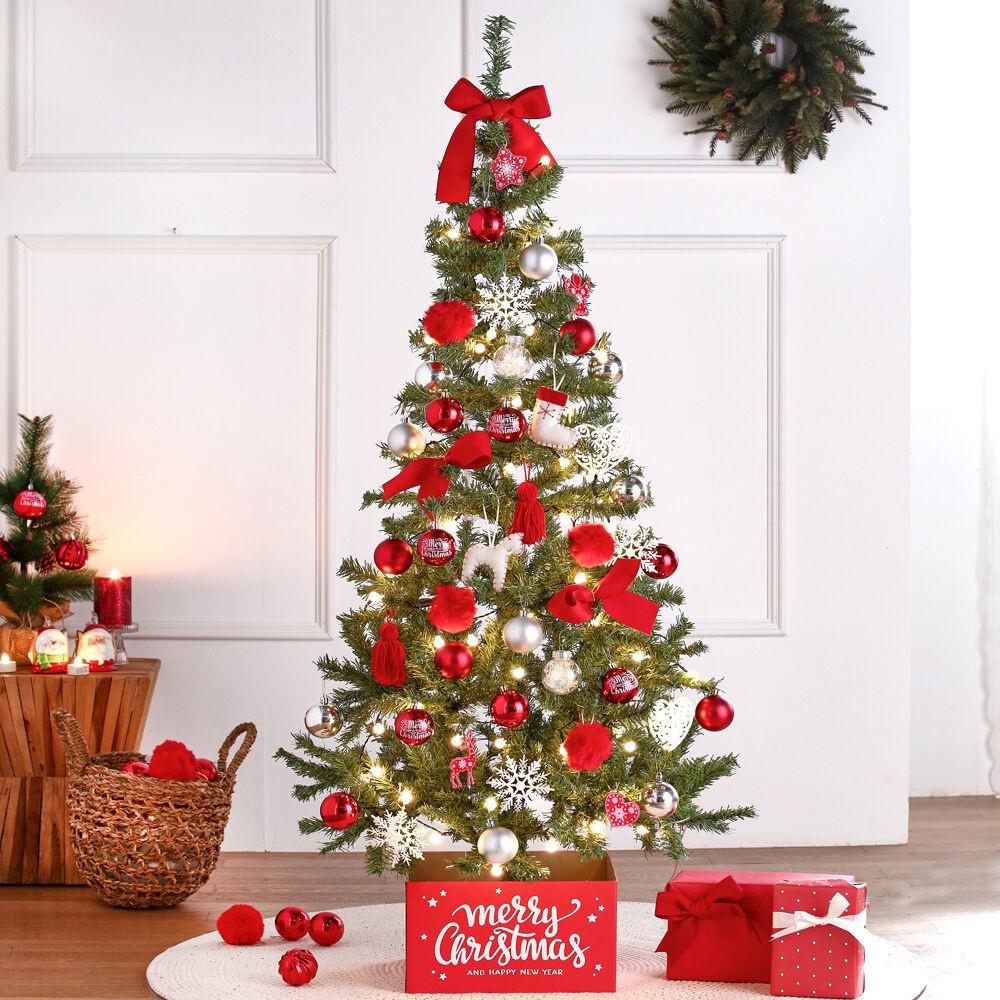 1.5M 크리스마스 트리 풀세트-크리스마스레드