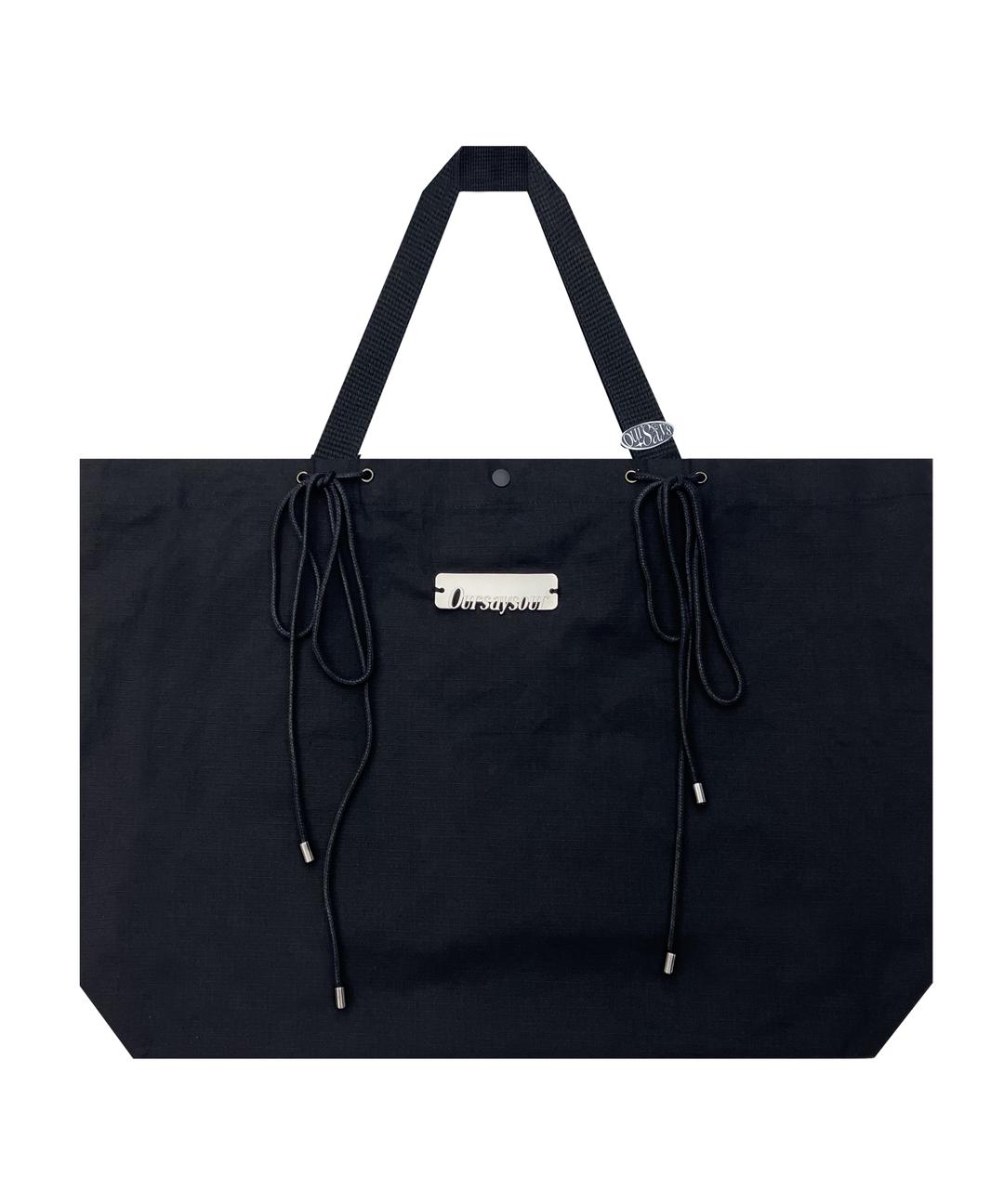 스트링 리본 쇼퍼백