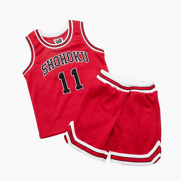 【Kids 90】THE FIRST SLAM DUNK 湘北ユニフォームセット（流川楓）
