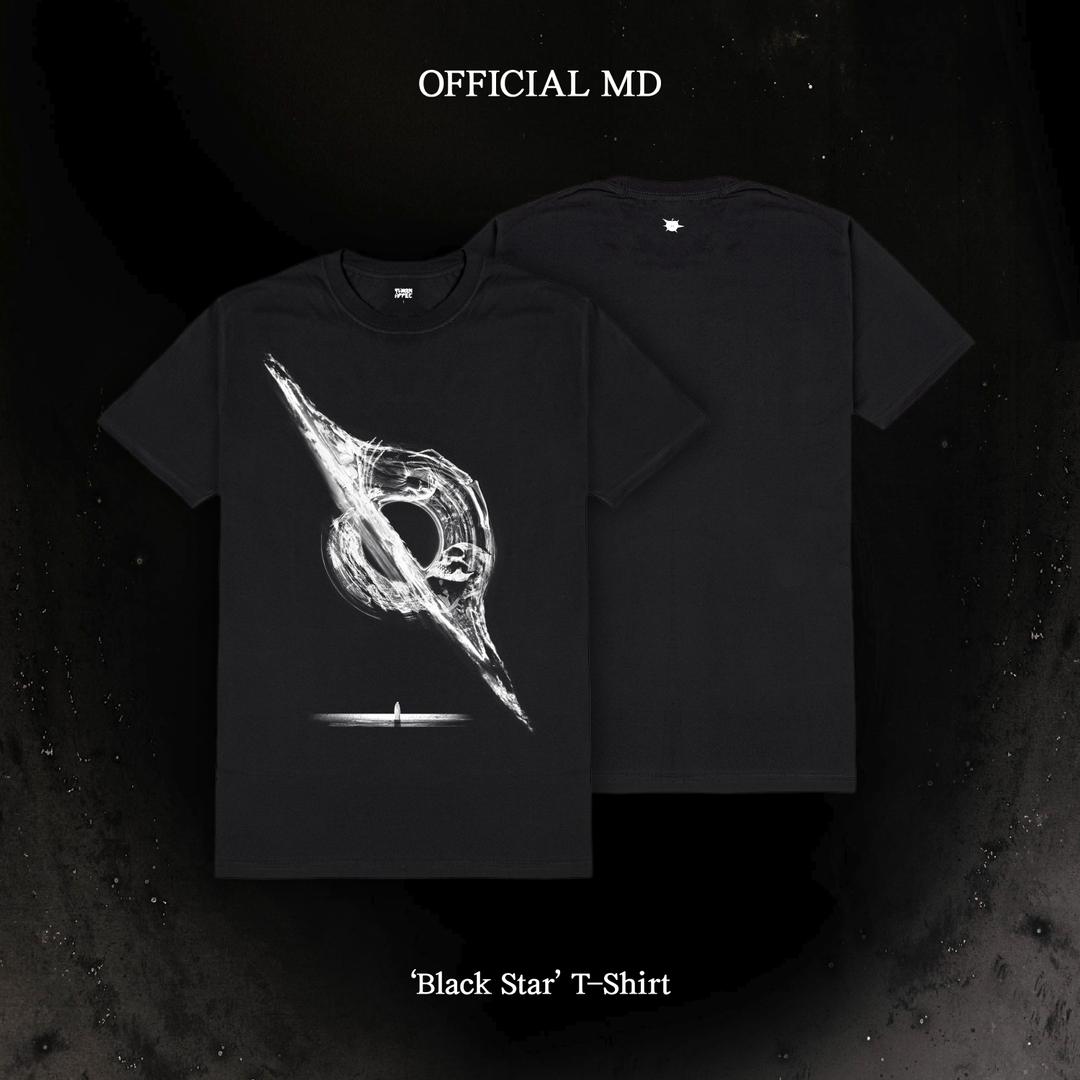 쏜애플 '검은 별' 아트워크 티셔츠｜THORNAPPLE 'Black Star' Artwork T-shirt