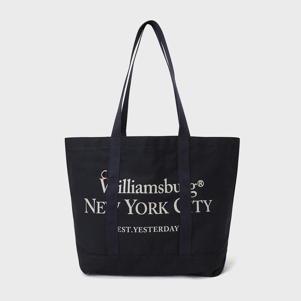 Classic Logo Canvas Bag_Navy