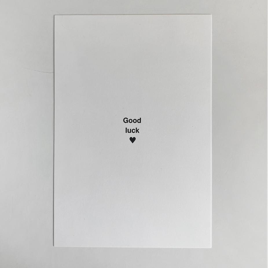 Message Card - Good Luck