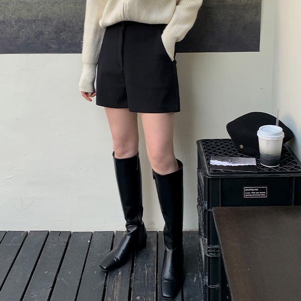 라이프 쫀득 하프 슬랙스