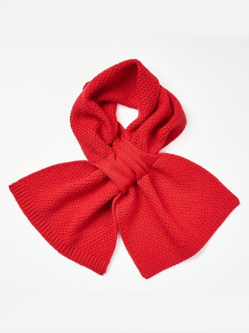 Muffler Knit Red