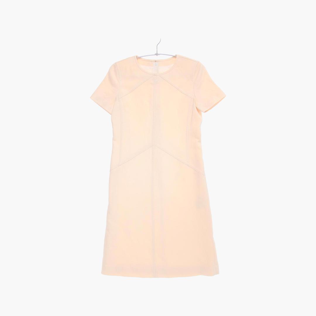 쿠레쥬 울 모직 원피스 여자 M