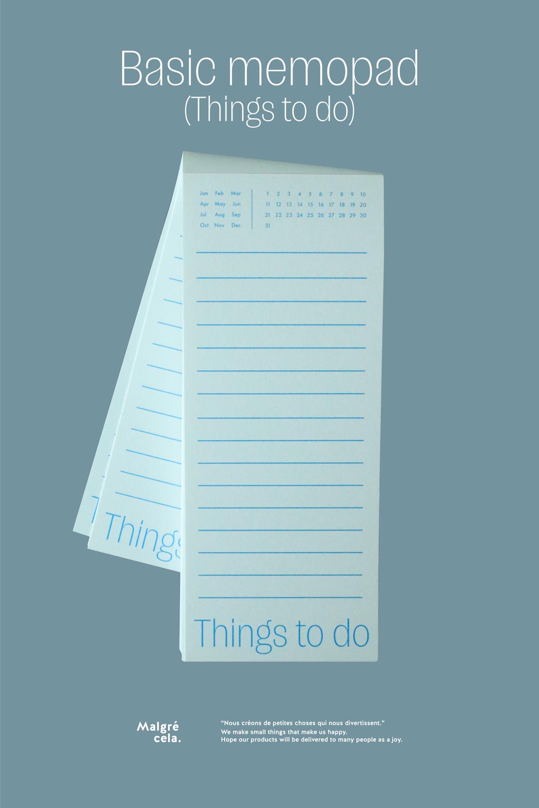 Basic memopad - Things to do