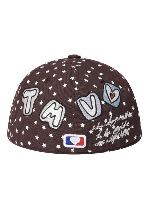 TMV PATCH EMBROIDERY CAP (WINE)