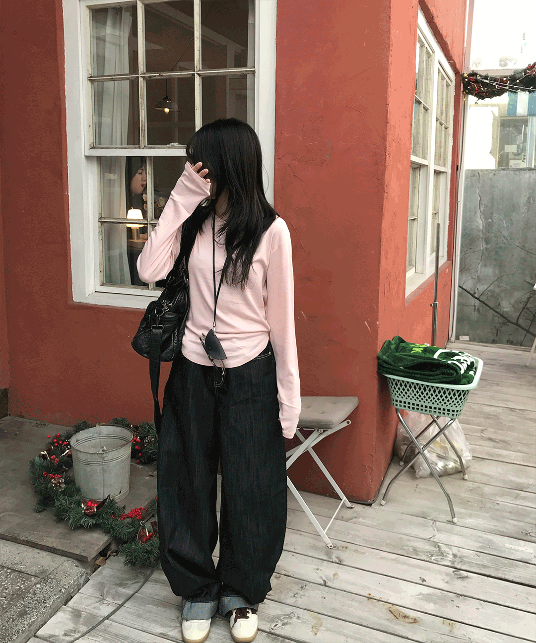 추천 ! / 미브 골지 라운드 보트넥 롱슬리브 (5color)