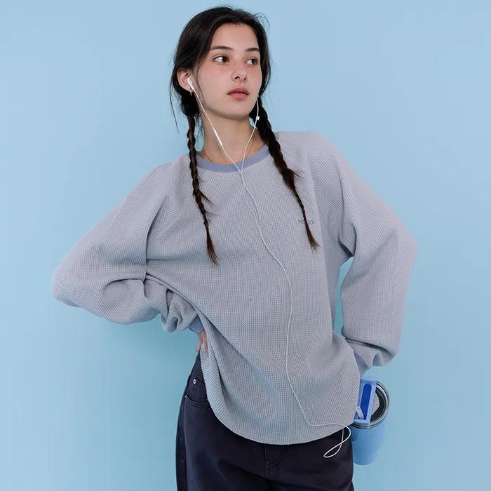 [4th_4/15 예약배송] Marc waffle t-shirt_sky blue