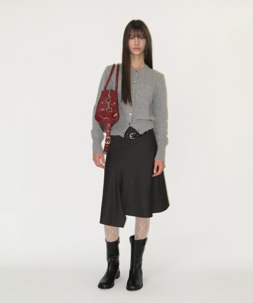 지초이 [jichoi COMFORT] 23-002 SKIRT PANTS (GRAPHITE) - 위시버킷