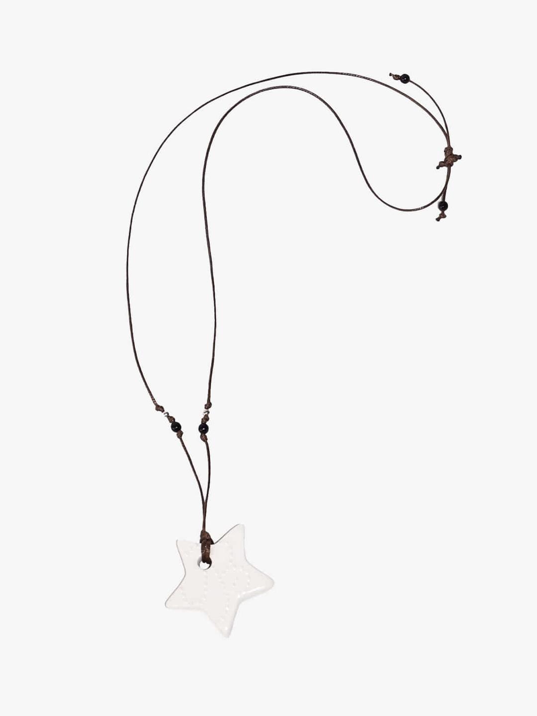[주문제작] Lucky star necklace - white