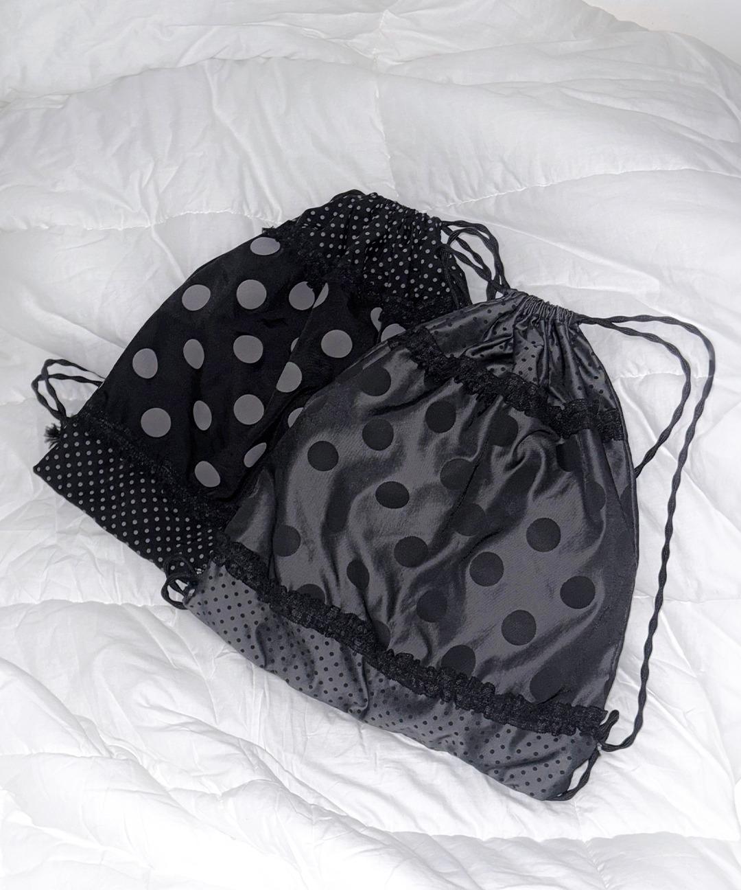Dot Frill Gym Sack (2colors)