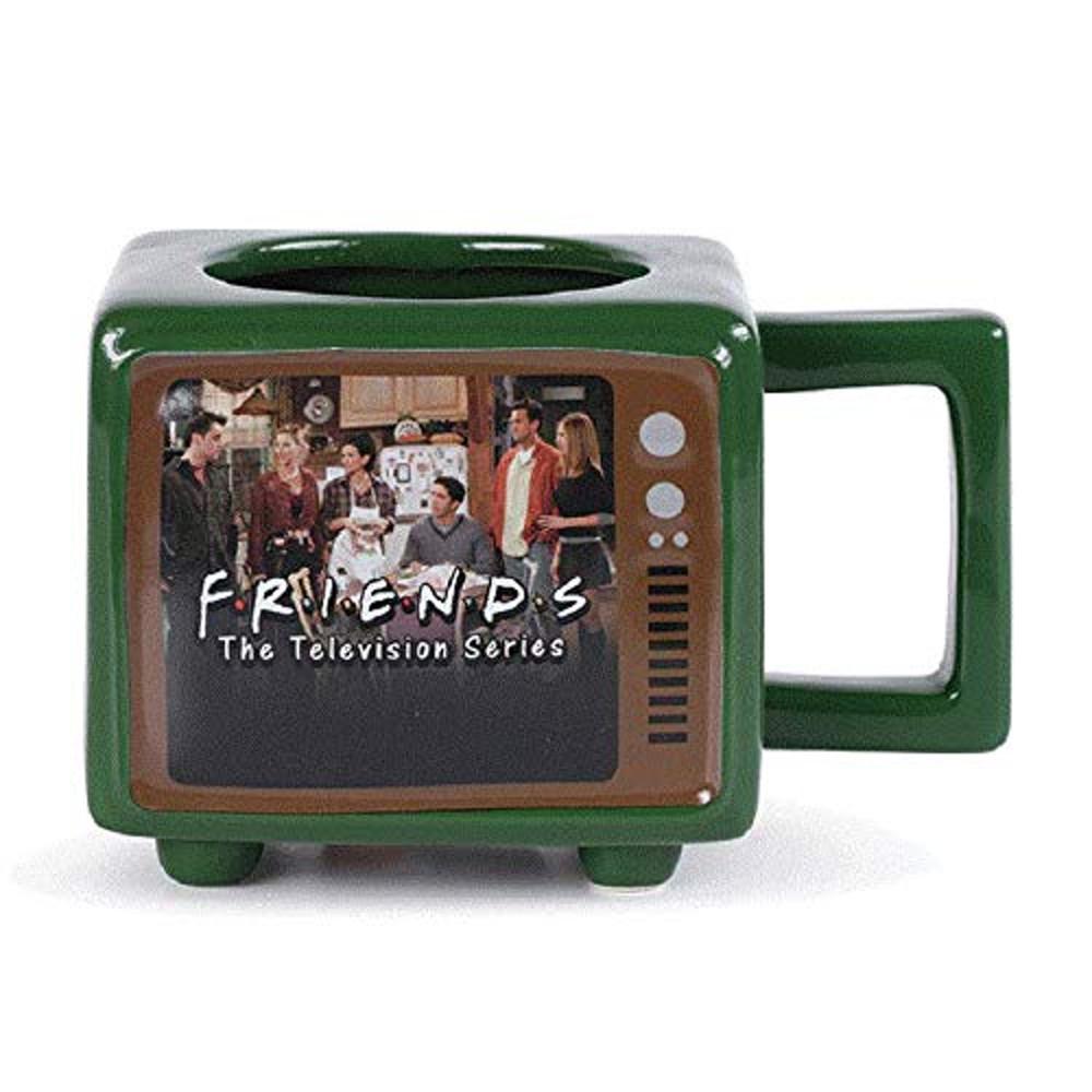 미드 프렌즈 머그컵/TV 텔레비전 변온머그/Friends 굿즈 사각형 커피잔 복고풍 레트로