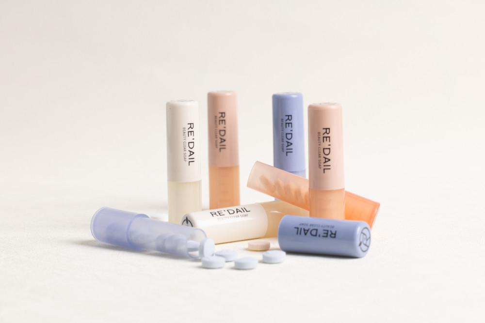 여행용클렌저 르다일 리얼컬러 한알비누 단품 (6g 12알내외) 바디워시 일회용 올인원 여행용 미니 캠핑 클렌징 비누