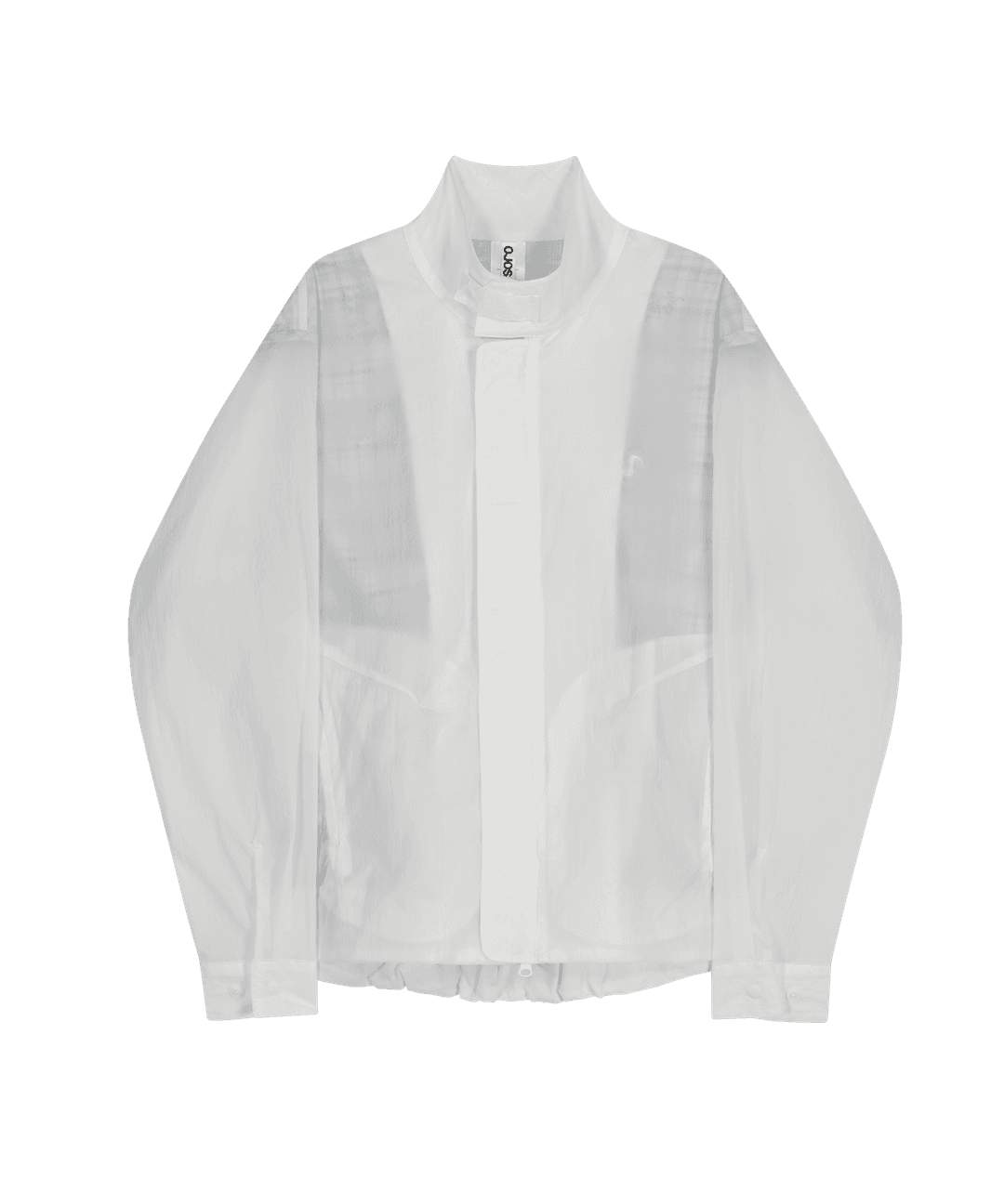 [3/21 예약배송] Layered Sheer Blouson / Off White