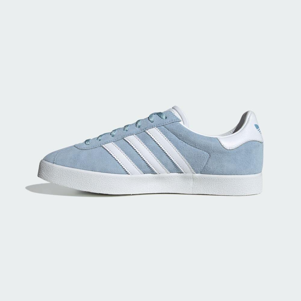아디다스 가젤 85 클리어 스카이/풋웨어 화이트/골드 메탈릭 IG5003 adidas GAZELLE 85 Clear Sky/Footwear White/Gold Metalic