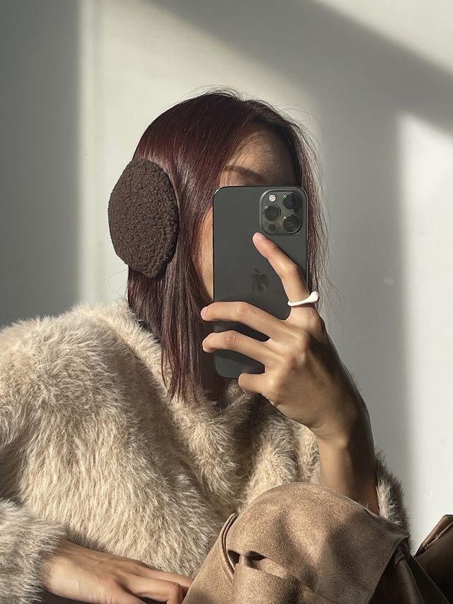 [1+1할인] 뽀글이 양털 방한 털귀마개 남녀공용 커플 귀도리