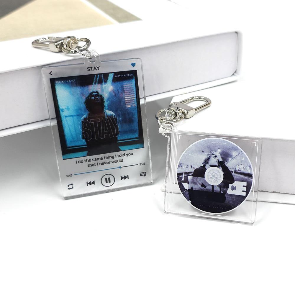 NFC 뮤직플레이어 아크릴 키링 가방 핸드폰 에어팟 자동차 굿즈 열쇠 악세사리 키 홀더