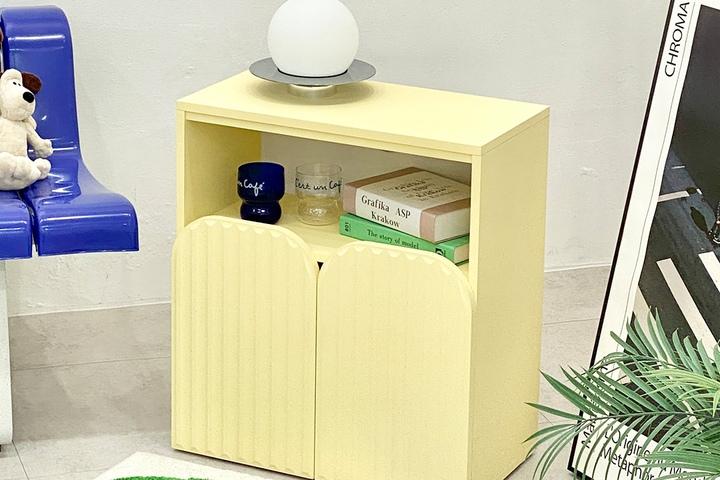 클로버 540 양문 도어 미니 수납장 3colors