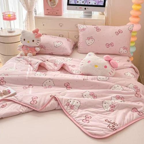 산리오 헬로키티 여름 이불커버 세트
