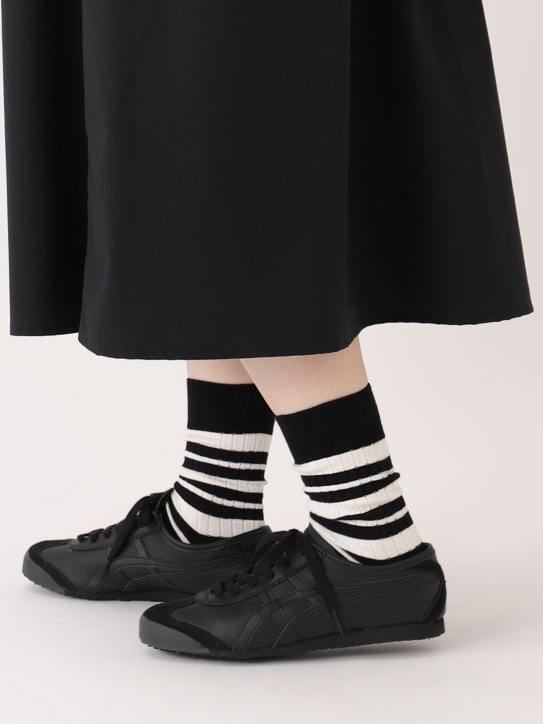 바이 컬러 멀티 보더 삭스 011141264 (6clor)