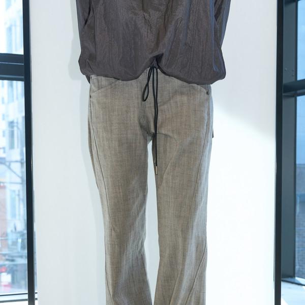 [4/13 순차 출고] Textured Light Bootcut Pants (Gray/2size)