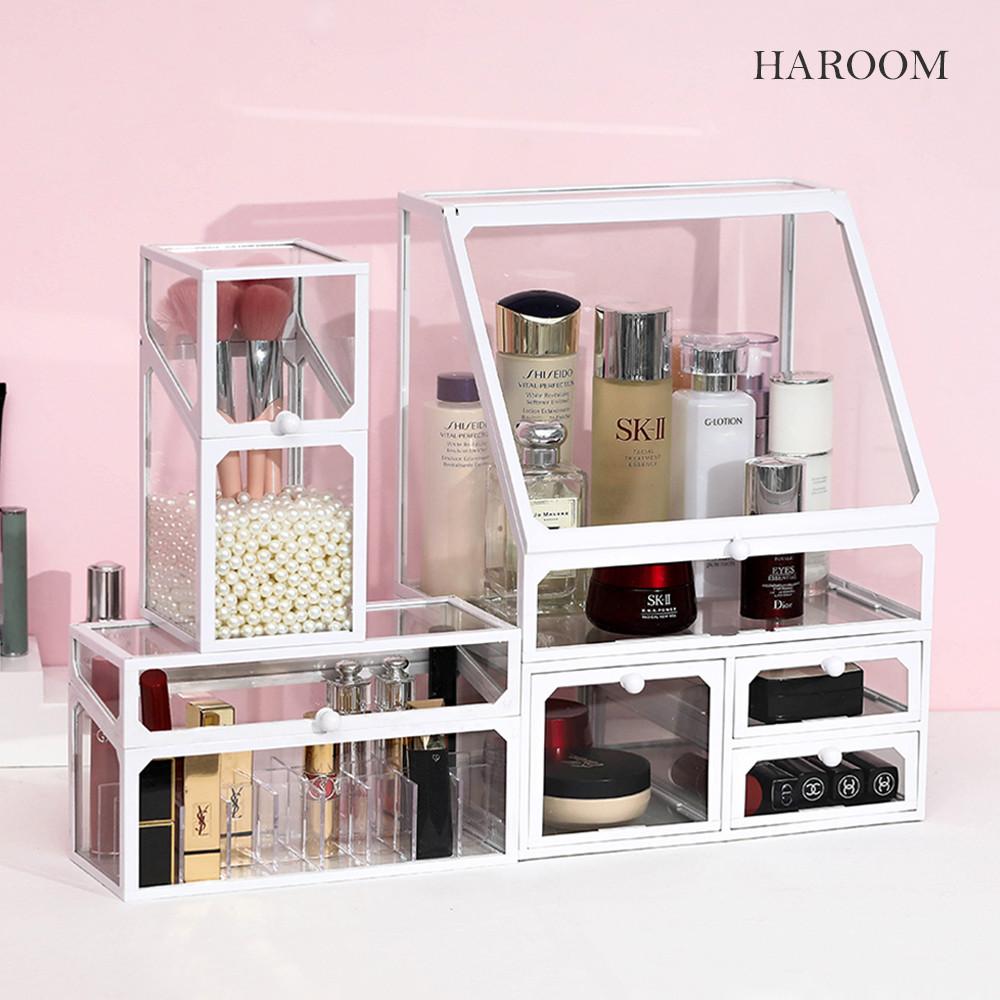 하룸 화장품 정리함 정리대 보관함 립스틱 브러쉬