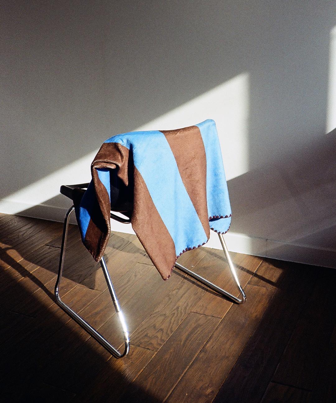 Line Blanket - Blue